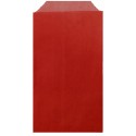 Sobre de papel kraft de color rojo
