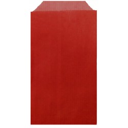 Sobre de papel kraft de color rojo