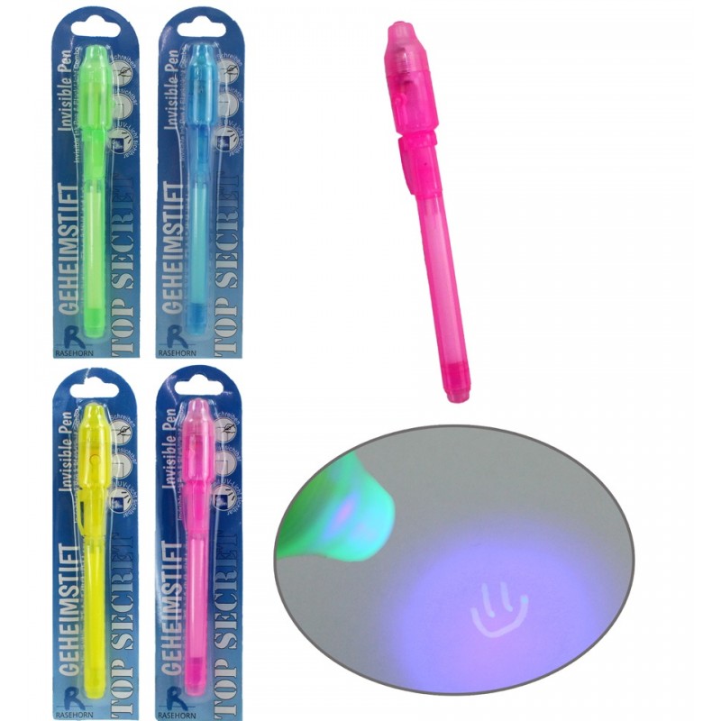 Bolígrafo de tinta invisible