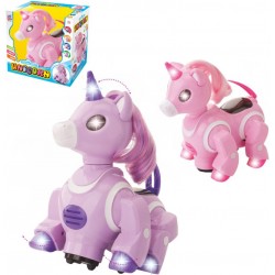 Robot unicornio con luz y sonido