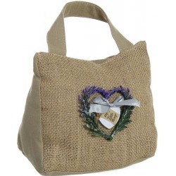 Sujeta puertas decorativo en forma de bolsita lavanda