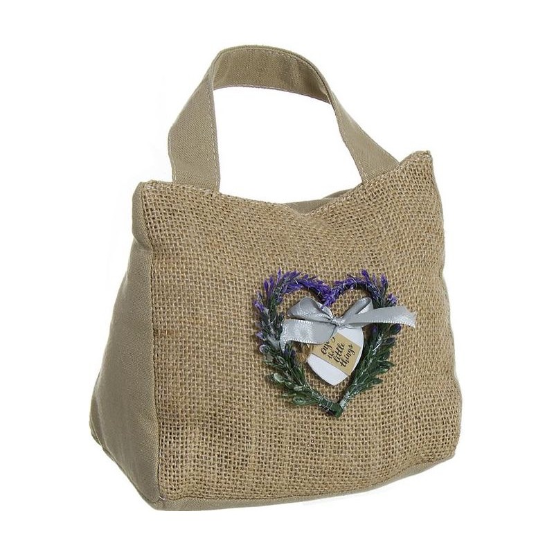 Sujeta puertas decorativo en forma de bolsita lavanda