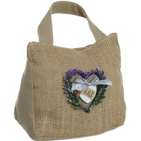Sujeta puertas decorativo en forma de bolsita lavanda