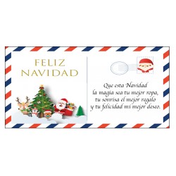 Felicitación postal navidad