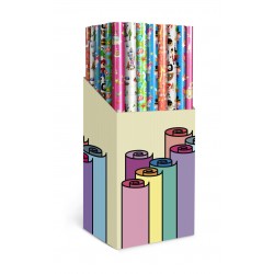 Papel de regalo infantil surtidos en 6 modelos