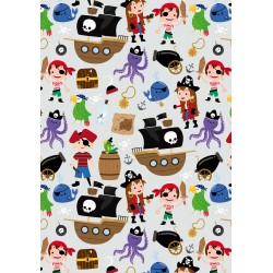 Papel de regalo infantil surtidos en 6 modelos