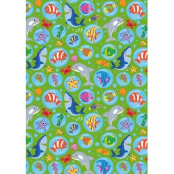 Papel de regalo infantil surtidos en 6 modelos