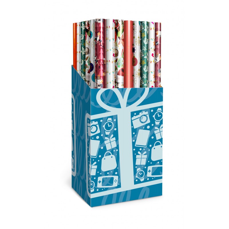 Papel regalo navidad barato en 6 modelos surtidos