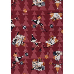 Papel regalo navidad barato en 6 modelos surtidos