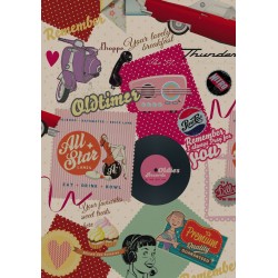 Rollos de papel kraft con fondo