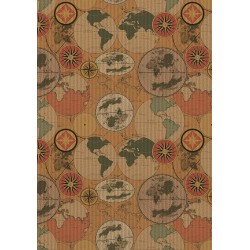 Rollos de papel kraft con fondo