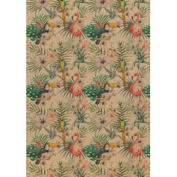 Rollos de papel kraft con fondo