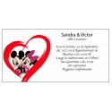 Invitaciones boda mickey y minnie