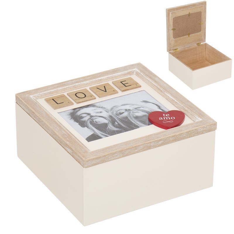 Caja portafotos love