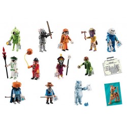 Display con 48 sobres sorpresas de playmobil de la serie scooby doo