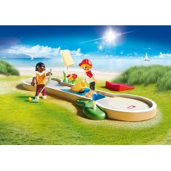 Playmobil mini golf con accesorios en caja de 46 piezas