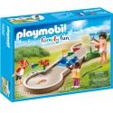 Playmobil mini golf con accesorios en caja de 46 piezas