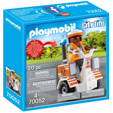 Balance racer de rescate de playmobil