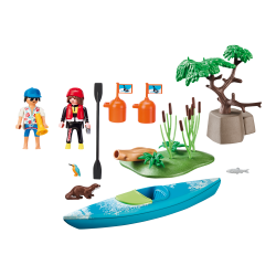 Playmobil starter pack aventura en canoa