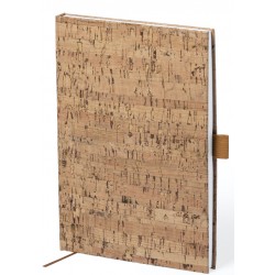 Bloc de notas con tapa dura de corcho natural