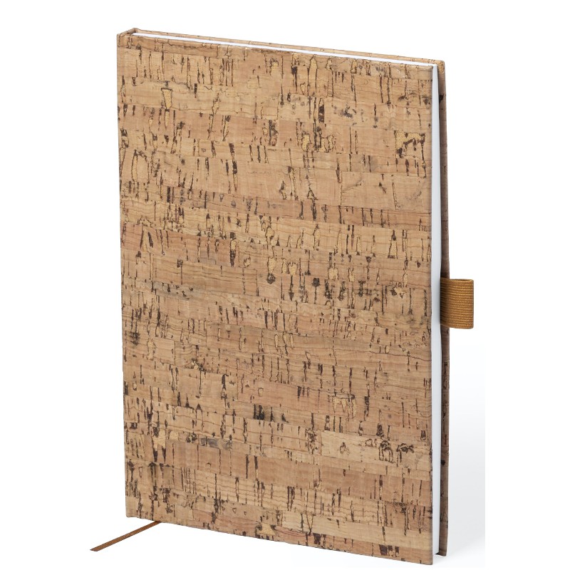 Bloc de notas con tapa dura de corcho natural