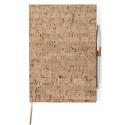 Bloc de notas con tapa dura de corcho natural