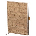 Bloc de notas con tapa dura de corcho natural