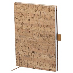 Bloc de notas con tapa dura de corcho natural