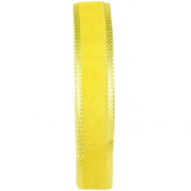 Cintas para adornar amarilla