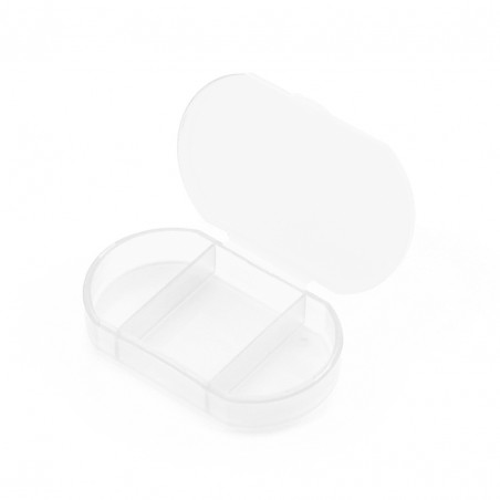 Pastillero trizone color transparente