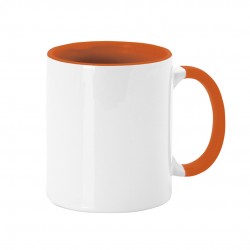 Taza sublimación harnet color naranja