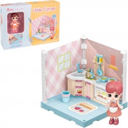 Muñeca coleccionable little corner mueble cocina