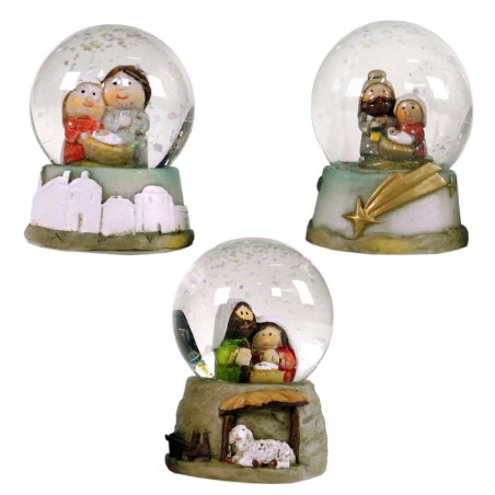 Bola nieve nacimiento cristal 3 m 4 50 x 4 50 x 6 50 cm