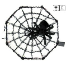 Telaraña tarántula con luz 58 x 6 x 58 cm