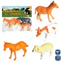 S 4 animales de granja vinilo 4 m 15 cm