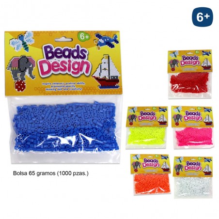 Cuentas 65 gr. 1.000 pzas aprox. 6 c