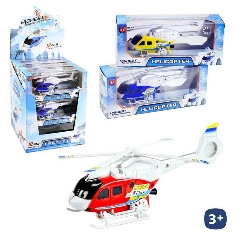 Helicóptero a cuerda rescate 3 c 18 cm