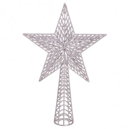 Terminal árbol plástico plata 37 x 25 cm