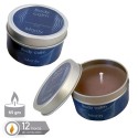 Vela en lata perfumada spa gris 6 50 x 4 20 cm