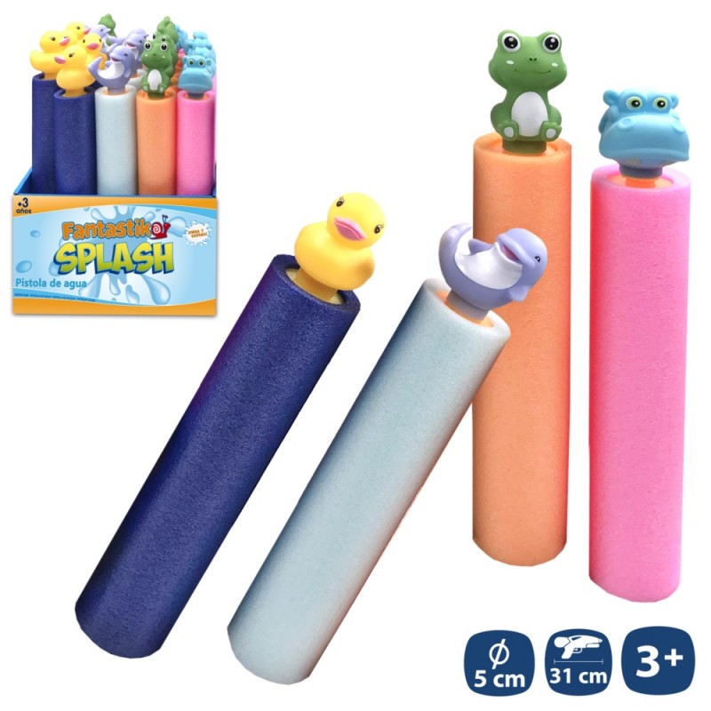 Pistola de agua animal foam 4 m 31 x 5 cm