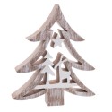 árbol decorado madera 12 50 x 14 cm