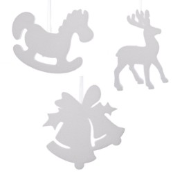 Figuras foam 3 m decoración navidad 19 cm