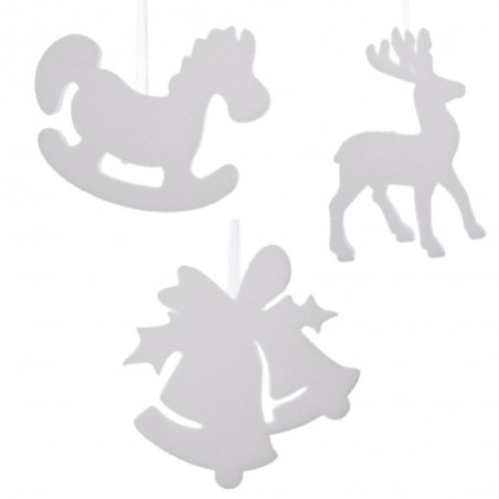 Figuras foam 3 m decoración navidad 19 cm