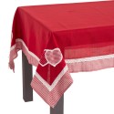 Mantel 100% poliester rojo 150 x 150 cm