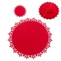 S 4 salvamantel y posavasos rojo 10 x 0 30 x 10 cm