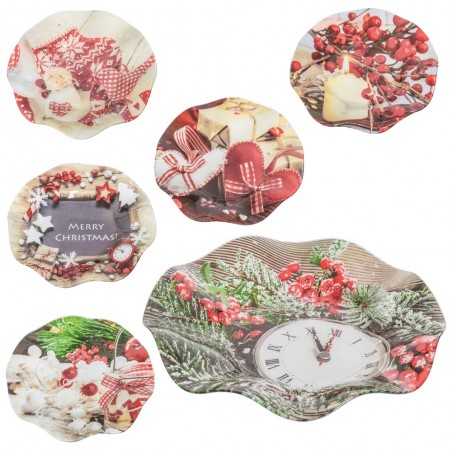 Centro mesa cristal 6 m 35 x 35 cm