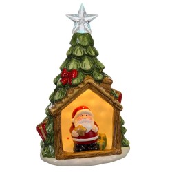 árbol figura con luz cerámica 10 30 x 7 70 x 16 50 cm