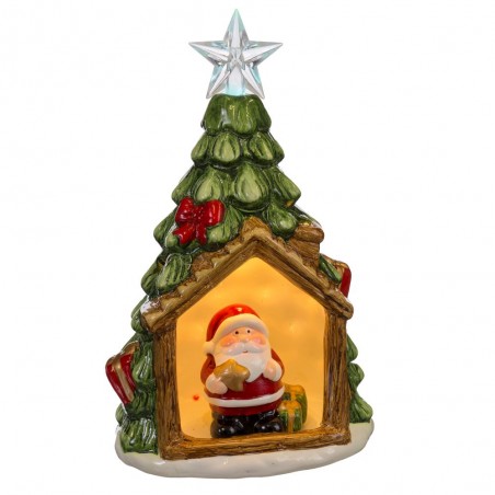 árbol figura con luz cerámica 10 30 x 7 70 x 16 50 cm