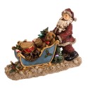 Papá noel trineo poliresina 27 50 x 10 50 x 19 50 cm