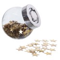 Bote estrellas pvc oro 5 50 x 8 x 8 cm